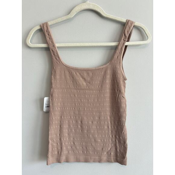 NWT Free People Intimately Square One Seamless Cami In Nude Size Medium/Large - Picture 6 of 6